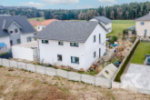 Modernes Einfamilienhaus im KFW 55 Standard in Irchenrieths begehrtem Neubaugebiet - Rückseite